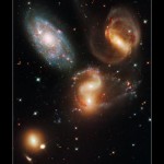 Gruppo di galassie denominato Stephan's Quintet